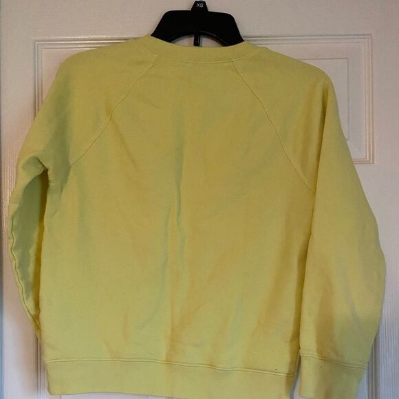 J.Crew Nautical Size extra small Portami A Sorrento Yellow Crewneck Raglan - Picture 5 of 6